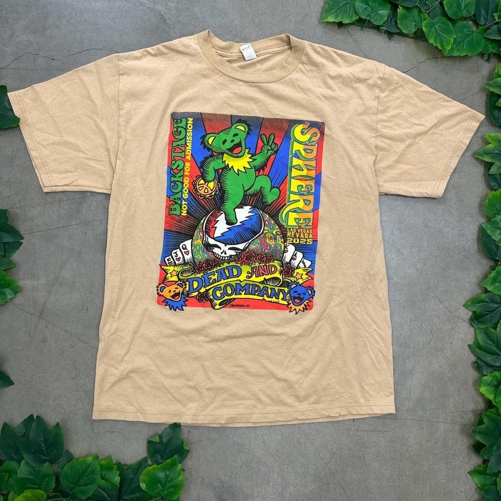 Dead & Company Dead Forever Sphere Las Vegas 2025 Concert T-Shirt